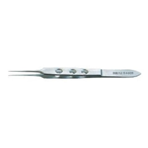 BR Surgical, LLC Forcep Thumb Bishop Harmon 3-1/2" 0.5mm Tip Straight 1x2 Teeth SS Each - BR42-94205