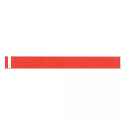 Precision Dynamics Corp. Wristband Identification Short Stay Tyvek Red Adult 1000/Bx - 3005-16-PDR