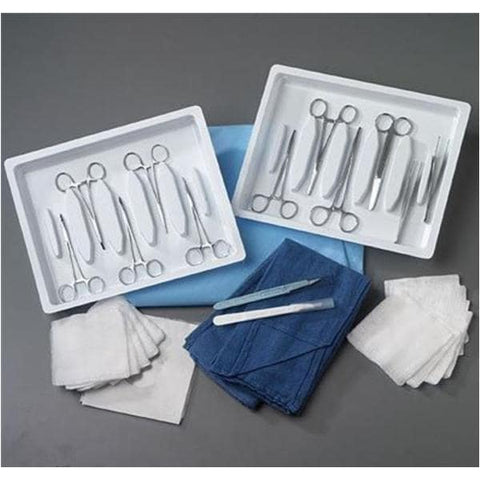 Sklar Instruments Tray Surgical Cut Down With Gauze/Needle/Scalpel #11 Sterile 10/Ca - 96-1747