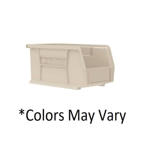 Akro Bin Storage AkroBins 10-7/8x5-1/2x5" Stone Polymer With Label Holder 12/Case - Mils - 30230STONE