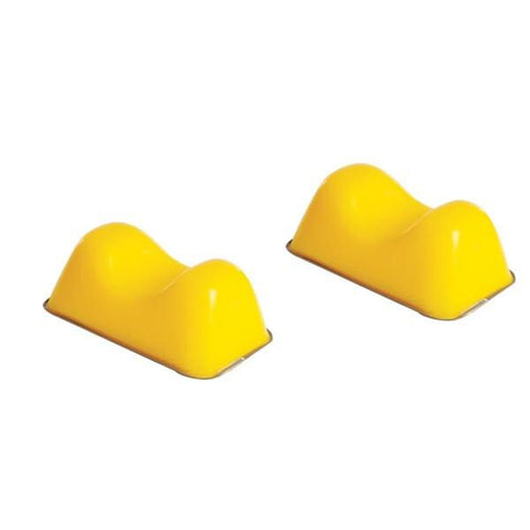 Alimed, Inc Pad Positioning AliLite Heel Foam/Silicone 4x7x3" Non-Slip Yellow 1/Pr - 931873