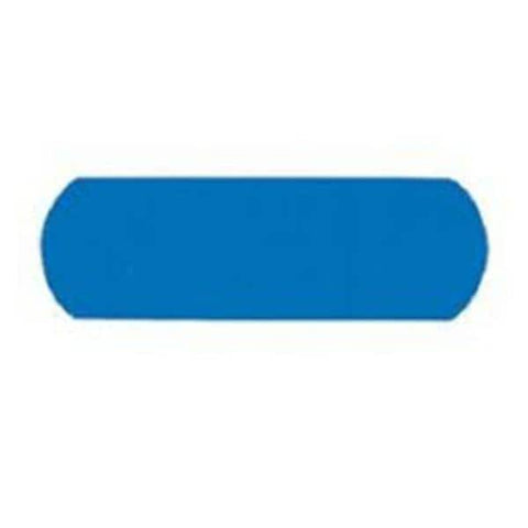 Medique Pharmaceuticals Bandage Strips Plastic 1x3" Blue Not Made With Natural Rubber Latex 100/Bx - 67133