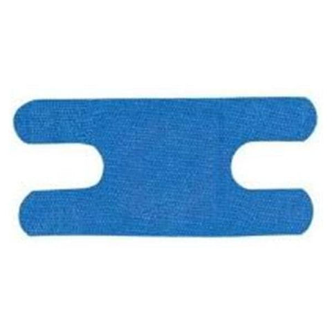 Medique Pharmaceuticals Bandage Metal Detectable Woven Fabric Hi Vis Knuckle _ Flexible Blue 50/Bx - 65250