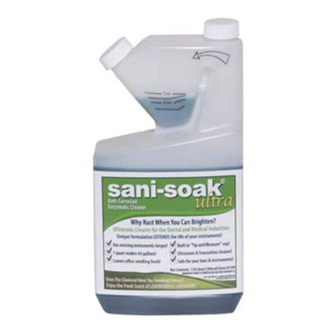 Enzyme Industries Inc Cleaner Ultrasonic Sani-Soak Ultra 946 mL Citrus 32oz/Bt - 5199