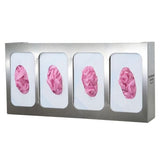 Bowman Medical Products Glove Box Holder Stainless Steel Quad Gray Each - GS-124