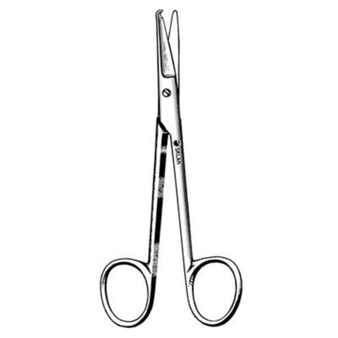 Sklar Instruments Scissors Stitch Spencer (Littauer) Sklarlite 4-1/2" Bl/Bl Smooth Straight SS Each - 23-1189