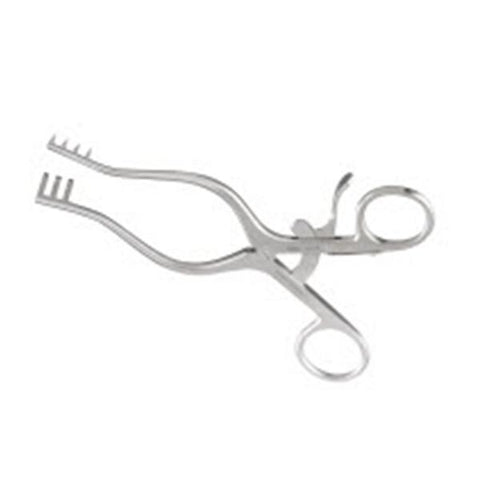 Miltex Retractor Weitlaner 6-1/2" Sharp 3x4 Teeth Stainless Steel Each - Integra Miltex - 11-614