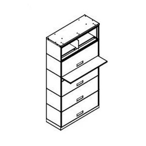Datum Filing Systems Cabinet Chart Stak-N-Lok 15x30x66-1/2" Eachch - SN20LT5