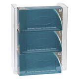 Omnimed Inc Glove Box Holder PETG Plastic Triple Clear Each - 305362