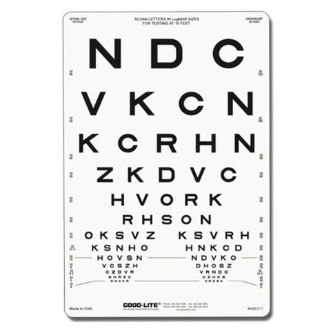 Good Chart Sloan Letter 10' Eachch - Lite Co - 600711