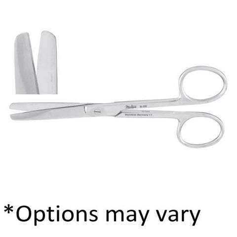 Miltex Scissors Operating 5" Blunt/Blunt Curved Stainless Steel Each - Integra Miltex - 5-54