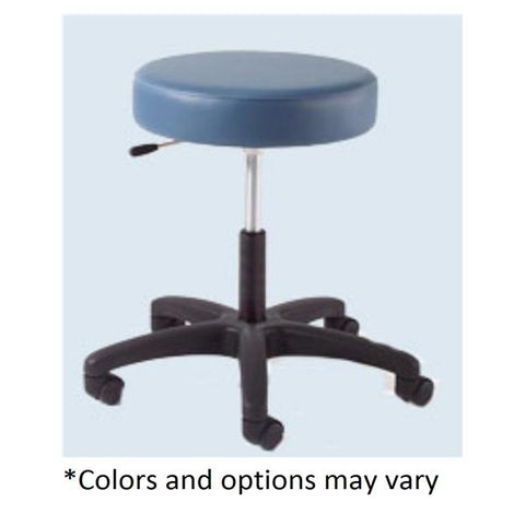Brandt Industries Inc Stool Exam Econobuoy Black 2" Casters Backless 5 Leg Each - 13411-BLACK