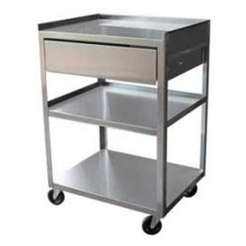 Ideal Medical Cart Utility 16x21x30" 3" Swivel Casters Each - MC21D