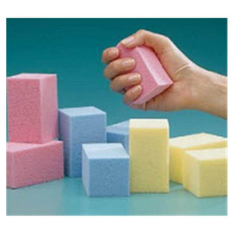 Patterson Med(Sammons Preston) Block Rehabilitation Temper-Foam R-Lite Blue Size Medium 32/Pk - A9087