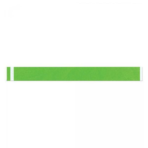 Precision Dynamics Corp. Wristband Identification Short Stay Tyvek Lime Adult 1000/Box - 3005-75-PDR