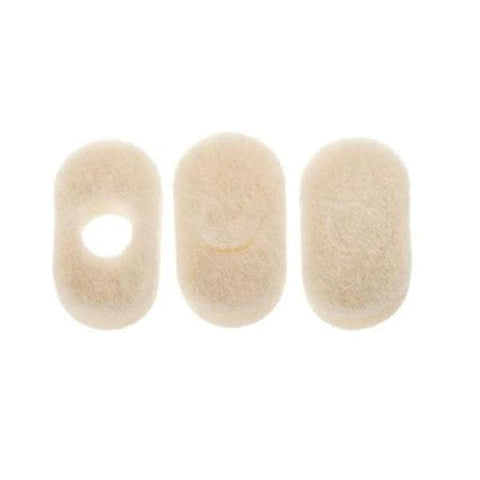 Aetna Felt Corporation Pad Orthopedic Corn Foam 1-1/8x7/8" 1/4" Thick Adhesive White Size C-26 100/Bg - 26309