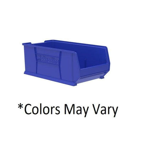 Akro Bin Storage Super-Size AkroBins 29-7/8x16-1/2x11" Blue Plstc W/ Lbl Hldr 1/Case - Mils - 30293BLUE