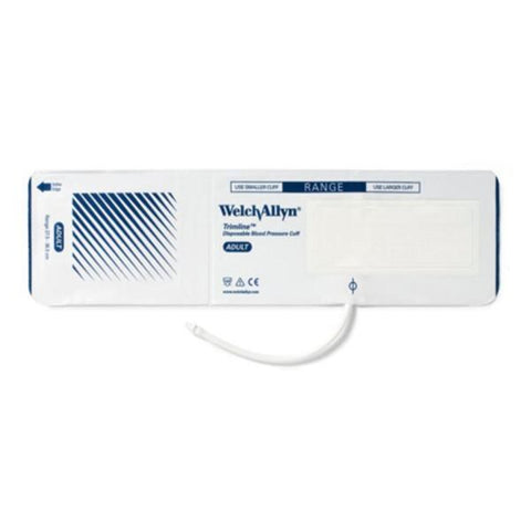 Welch Cuff Blood Pressure Trimline F/ Mntr 27.5-36.5cm Adlt Arm Wht/NvyBl 20/Case - Allyn - 99869