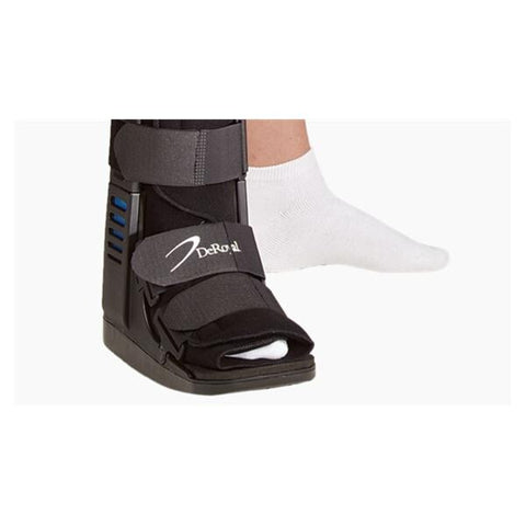 Deroyal Industries Inc Walker Inline Ankle/Leg/Foot Adult Black Size X-Large Each - 15550008