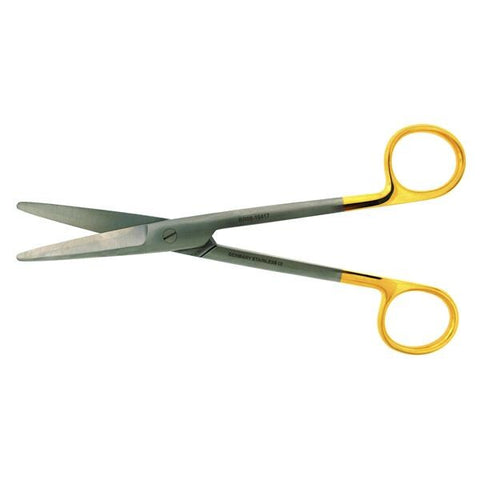 BR Surgical, LLC Scissors Mayo 6-3/4" Blunt/Blunt Smooth Straight Tungsten Carbide Each - BR08-16417