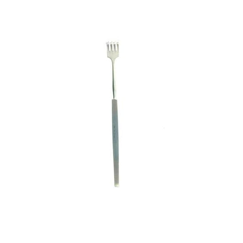 BR Surgical, LLC Retractor Rake 6" Rigid/Blunt 4 Prong Stainless Steel Each - BR18-22104