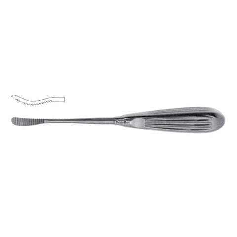 Miltex Rasp Glabella Aufricht Meister-Hand 8-1/4" Curved Forward Cutting 8mm Tip SS Each - Integra Miltex - MH21-346