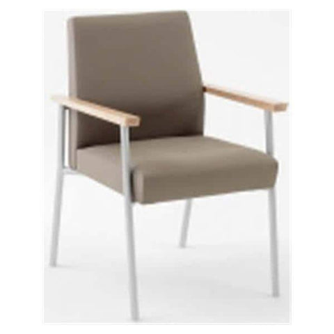 Lesro Industries Chair Guest Silver/Black Polypropylene Each - MG1101