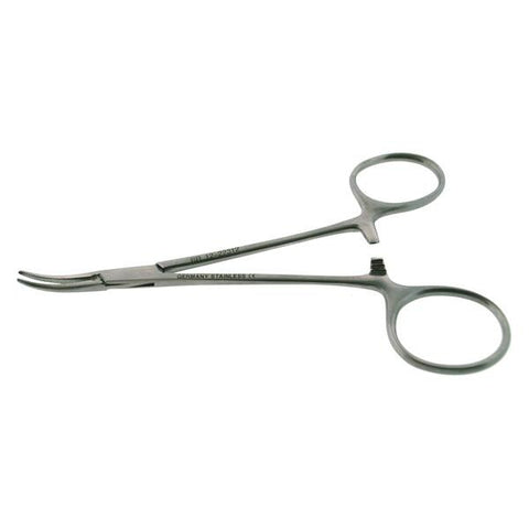 BR Surgical, LLC Forcep Hemostatic Halsted Mosquito 5" Curved Micro Stainless Steel Each - BR12-22312