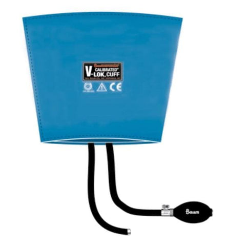 W A Baum Co Inc Inflation System Blood Pressure Calibrated V-Lok Adult Arm Bariatric Blue Eachch - 1830NL