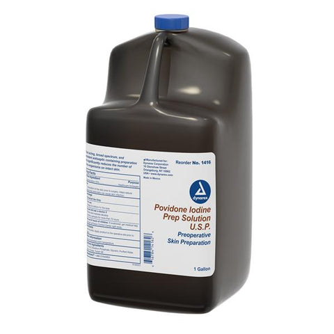 Dynarex Corporation Solution Prep PVP Iodine 10% 1gal Gal/Bt, 4 BT/CA - 1416