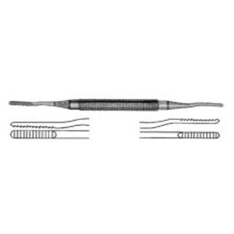 K Rasp Polokoff 8-1/2" Plain Serrated 6mm Wide Tip Each - Medic Inc - KM69540