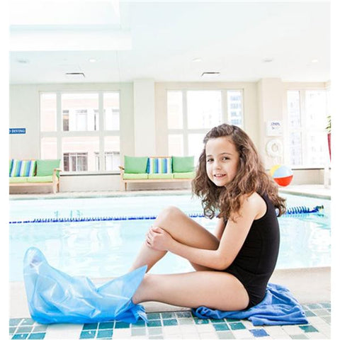 Brownmed Protector Cast/Bandage Seal-Tight Sport Polyvinyl 25" Pediatric Leg LF Blue Each - 20362