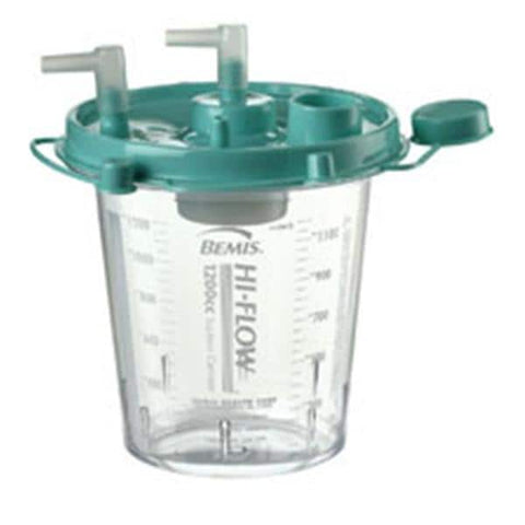 Bemis Healthcare, Inc Canister Suction Hi-Flow Disposable Non-Sterile 1200mL Each, 48 Each/CA - 484410