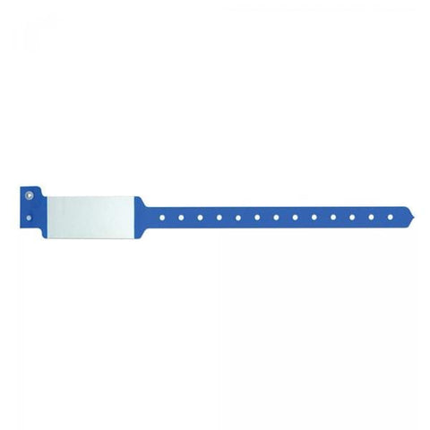 Precision Dynamics Corp. Wristband Identification Sentry SuperBand Poly Blue Adult / Pediatric 500/Box - 5020-13-PDM