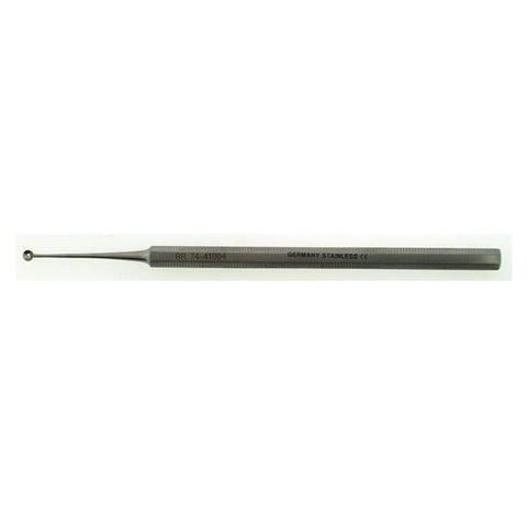 BR Surgical, LLC Curette Podiatry Excavator SE 5" 2.5mm Tip Stainless Steel With Hole Each - BR74-41004