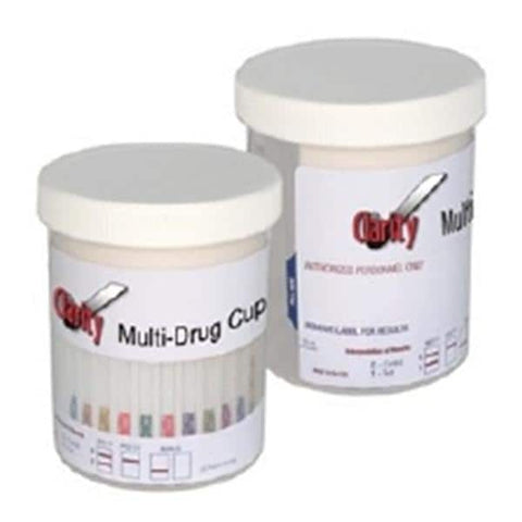 Diagnostic Test Group Clarity Drug Screen Urine Test Cup CLIA Waived 11 Panel 25/Bx - DOA11CP001