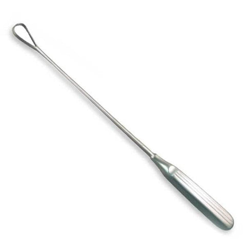 Gynex Corporation Curette Uterine Sims 10mm #0 Rigid 10x5mm Sharp Tip SS W/ Sm Lp Opn Rsbl Each - CSU3900-0
