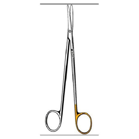 Sklar Instruments Scissors Dissecting Metzenbaum Sklarlite Sklarcut 7" Bl/Bl Micr-Serr Crv SS Each - 23-1267