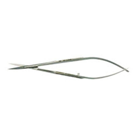 BR Surgical, LLC Scissors Noyes Iris 4-3/4" Sharp/Sharp Smooth Curved Stainless Steel Each - BR08-11112
