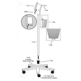W A Baum Co Inc Tubing Blood Pressure For Roll-By Unit 4" Black Eachch - 2904