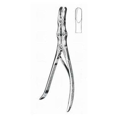 BR Surgical, LLC Rongeur Leksell-Stille 9" 8mm Stainless Steel Each - BR32-24523