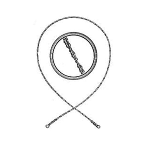 BR Surgical, LLC Wire Saw Olivercrona 19-3/4"x50cm Each - BR40-09250