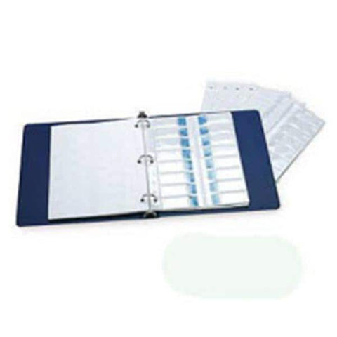 Bel ViewPack Microscope Slide Page f/ Strg Bndr Clear 16 Position 8.5x10.5 10/Pk - Art Products - 1067