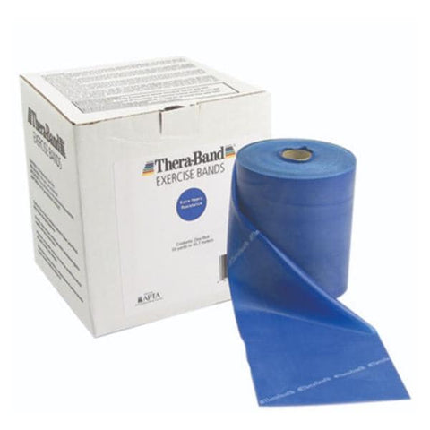 Fabrication Enterprises Band Exercise Thera-Band 50ydx5" Blue X-Heavy Latex Each - 10-1009