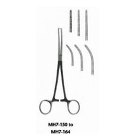 Miltex Forcep Hemostatic Rochester-Ochsner Meister-Hand 8" Serrated Crv 1x2Tth SS 1/Ea - Integra Miltex - MH7-164