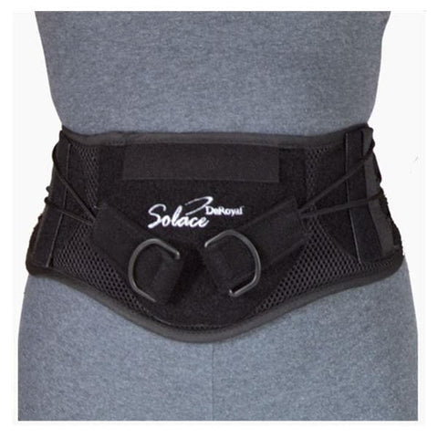 Deroyal Industries Inc Support Solace Back Black Size Medium Each - 13400006