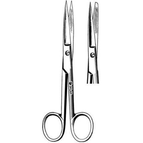 Sklar Instruments Scissors Operating 6" Sharp/Blunt Smooth Straight Stainless Steel Each - 14-1060
