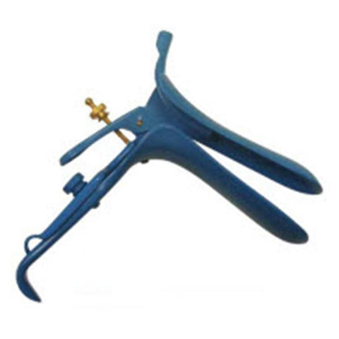 BR Surgical, LLC Speculum Vaginal Graves 1-3/4"x 6" Extra Large Blue SS/Ins Ct Each - BR71-11054