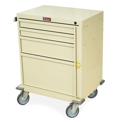 Harloff Manufacturing Cart Crash V-Series 22x29-1/2x34" 4-5" Casters Specify Color Each - V24-4B