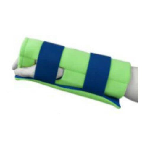 Brownmed Wrap Cold Therapy Polar Ice Wrist/Elbow Fleece Green/Navy Universal Each - 30101
